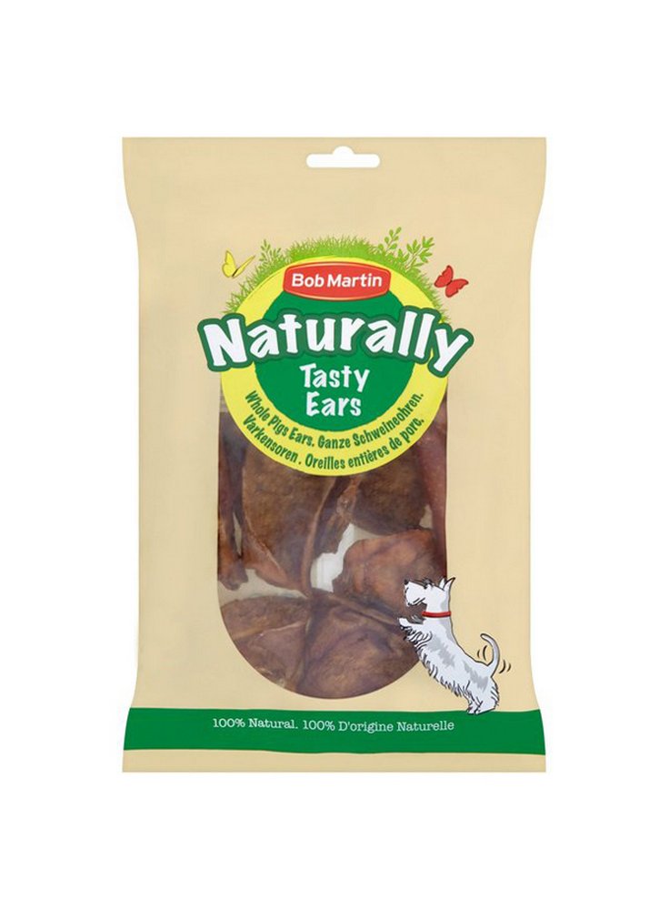 Bob Martin Naturally orecchie di maiale 4x Tasty Ears