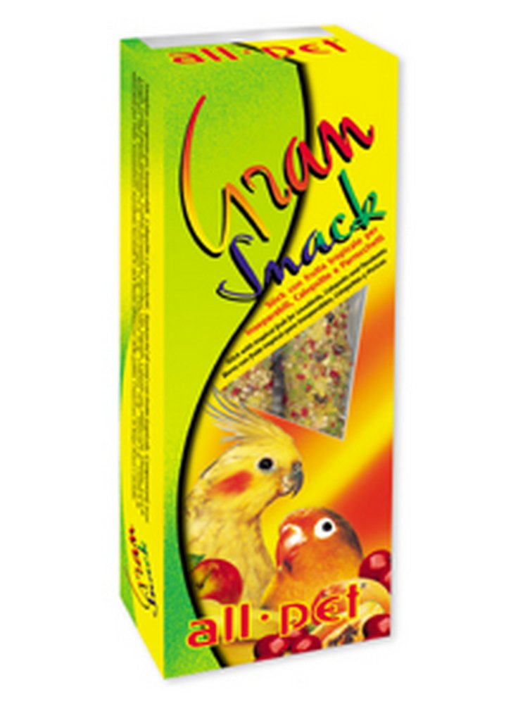 Gran Snack con frutta tropicale per parrocchetti gr 110