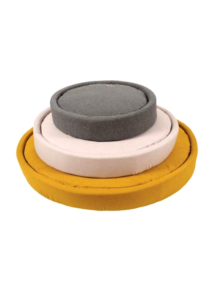 CUCCIA ROTONDA T50 T70 T90 MILANO BEIGE,GRIGIO,SENAPE