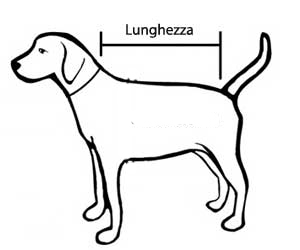 misura del giubbotto per cani
