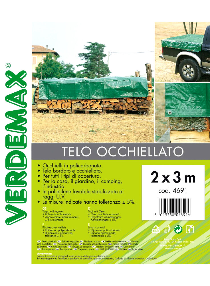 Telo occhiellato di copertura 139 Verdemax da €5.94