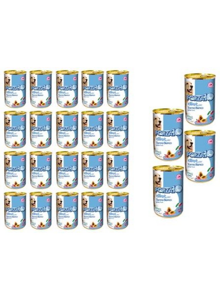 Forza 10 nuovi patè diet Tonno Bianco 20+4 Gratis 400gr