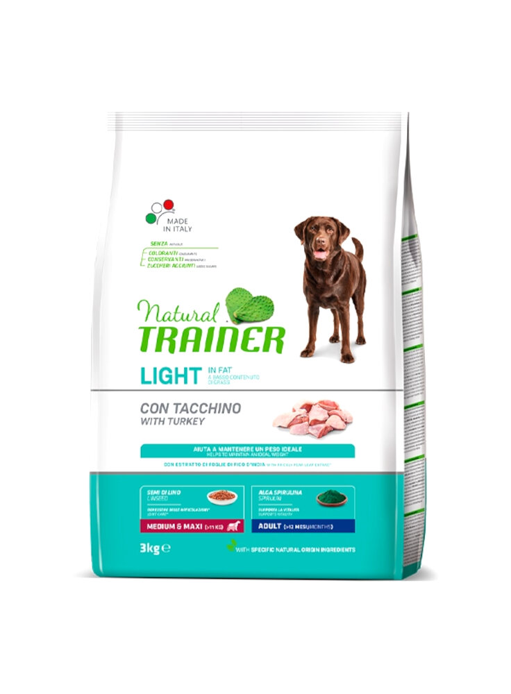 Trainer Natural Dog Medium &  Maxi Tacchino 3KG