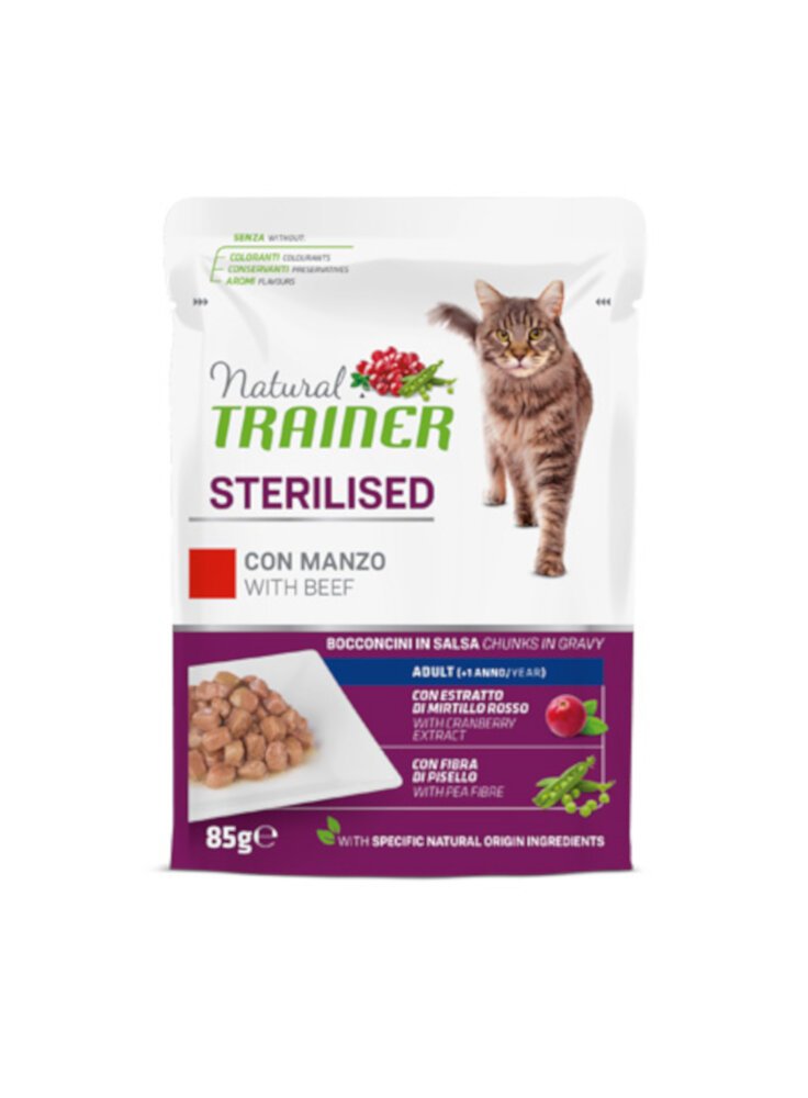 Trainer Sterilised Gatto Adulto buste 12 x 85g