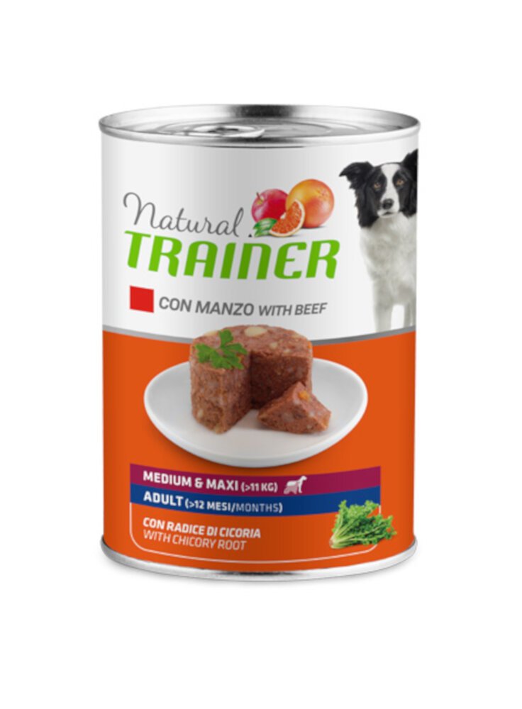 Trainer Natural Dog Adult Medium&Maxi umido 12 x 400g