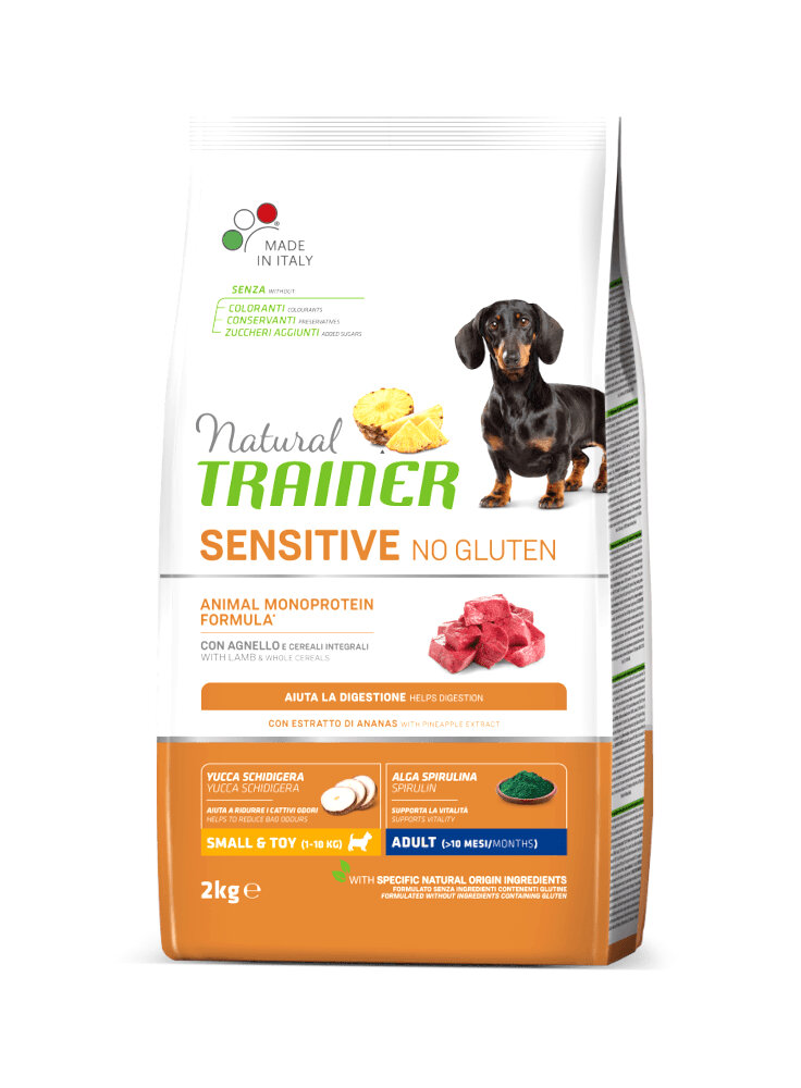 NATURAL TRAINER SENSITIVE NO GLUTEN ADULT MINI AGNELLO