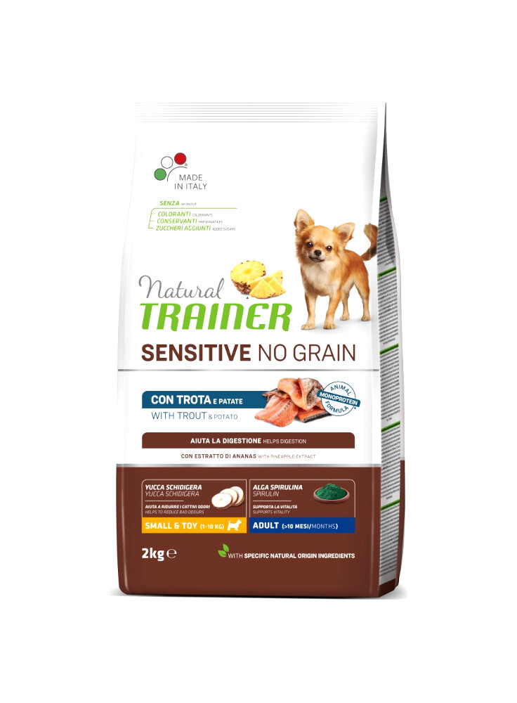 NATURAL TRAINER SENSITIVE NO GRAIN ADULT MINI TROTA