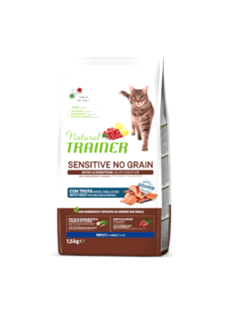 NATURAL TRAINER CAT SENSITIVE NO GRAIN TROTA