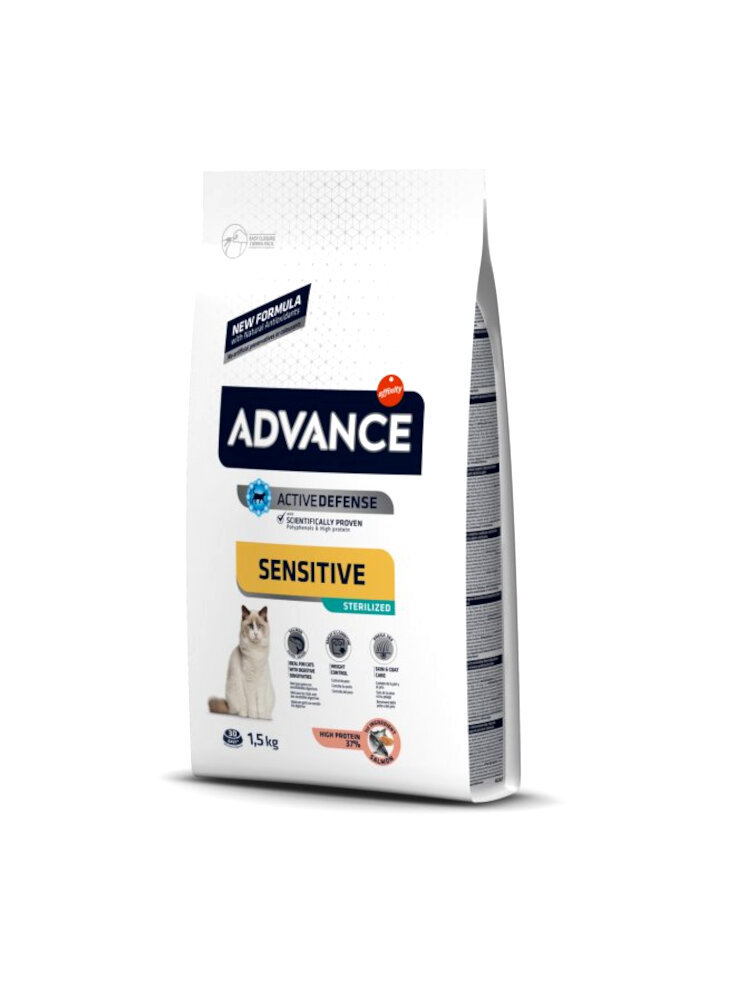 ADVANCE SENSITIVE STERILIZED SALMON 1,5kg