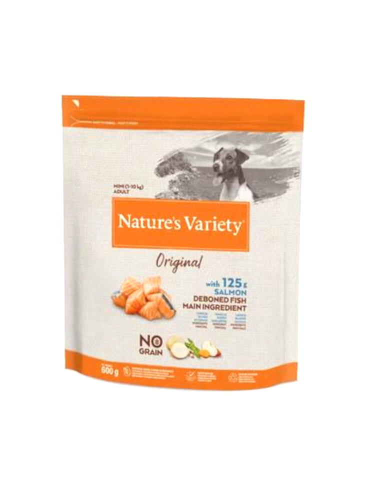 Nature's Variety Original No Grain Cane Mini Adult Salmone