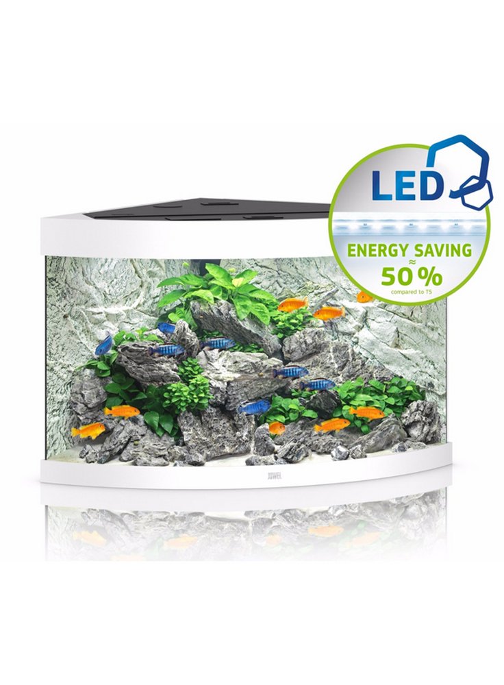 Acquario Trigon 190 Led Nero Bianco Darkwood