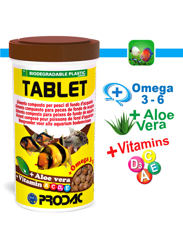 Prodac Vegetable Flakes Mangime per pesci in pastiglie