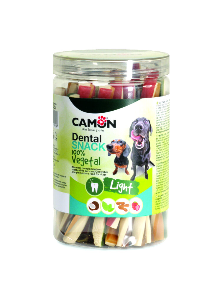 Camon VegTwist Snack per cani pulizia dentale