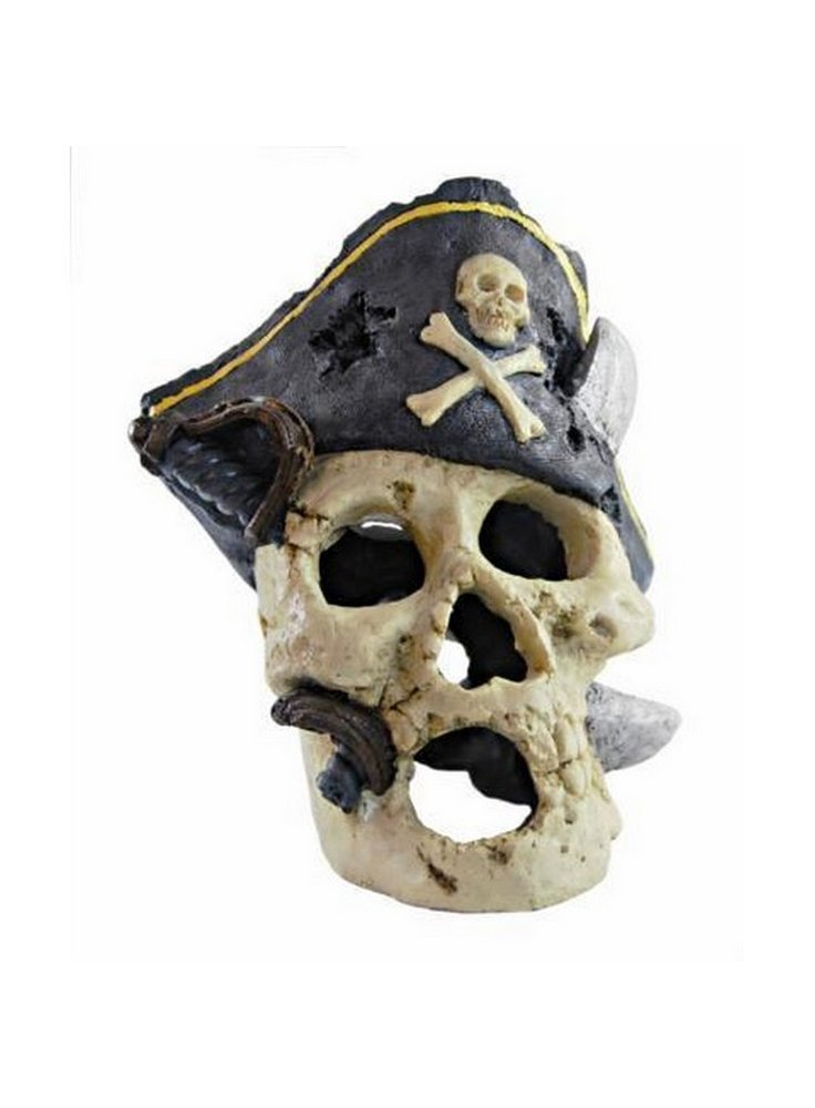 Decorazione per acquari e terrari Haquoss Captain Skull