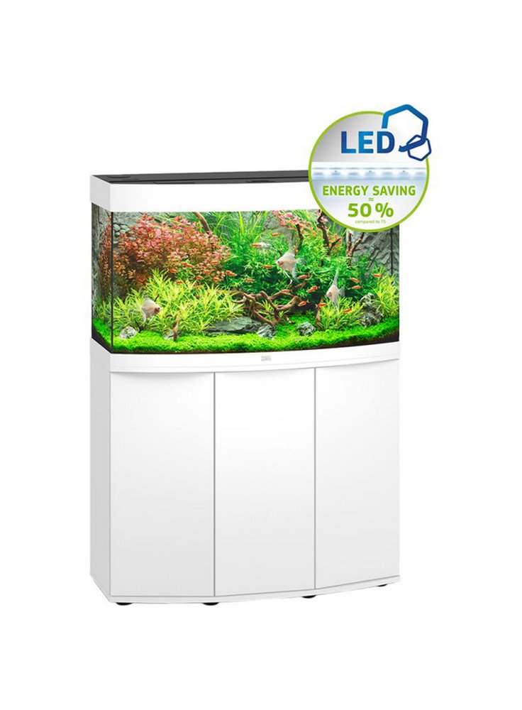 Acquario vision 180 Led nero bianco faggio + supporto + kit allestimento omaggio