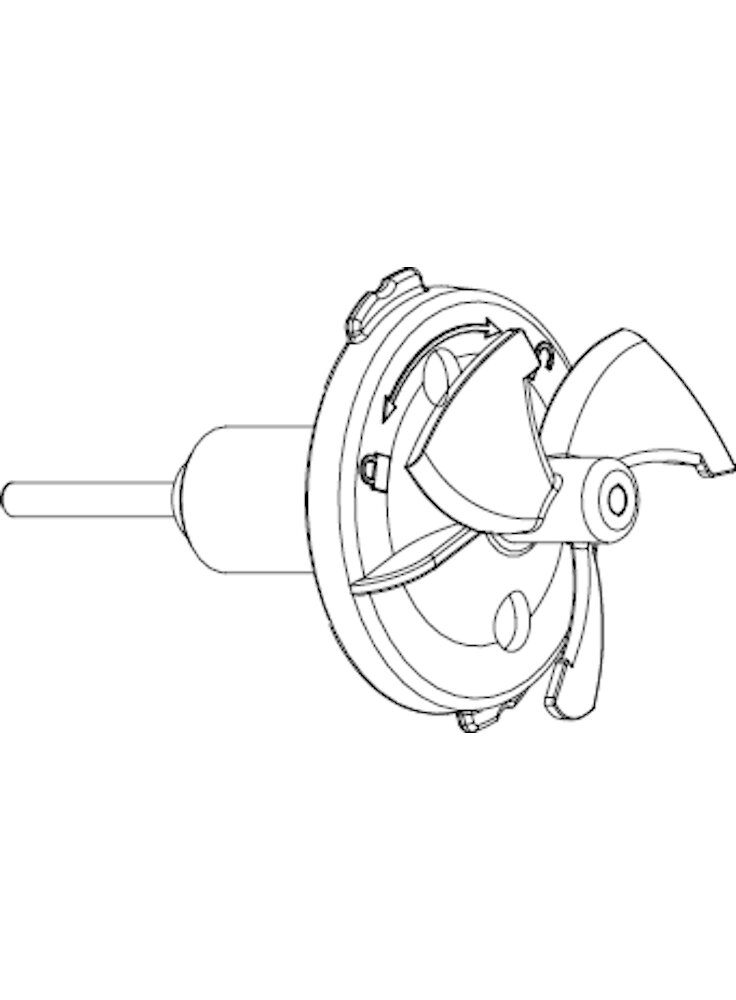 xstream-3500-rotore-con-alberino-in-acciao