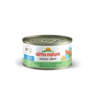 Almo Nature scatoletta gatto al pollo con aloe light 70gr