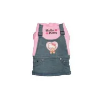 VESTITO JEANS HELLO KITTY TEDDY per cani