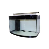 Acquario Vitrea open 170 litri vetro curvo led con allestimento