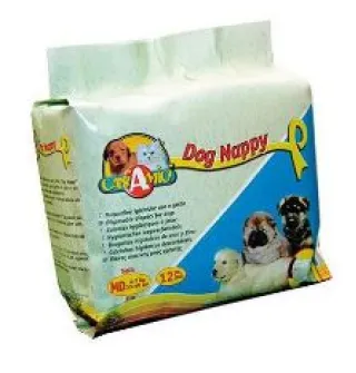 Pannoloni dog nappy per cuccioli 4-7kg 12pz