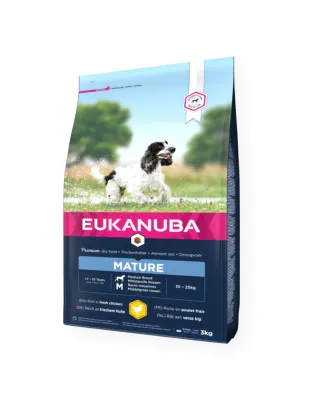 Eukanuba Dog Base Senior Medium Breeds Chicken kg 12