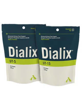 DIALIX UT 5 e 15 - CONTROLLO DEL pH URINARIO - alimento integratore VetNova