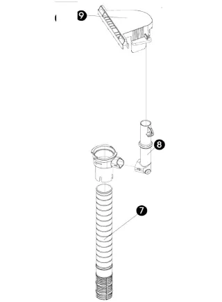 Askoll ricambio collettore Kit MAND/ASP XL HC Led VERS.