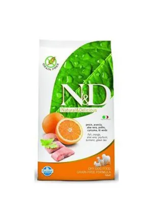 n&d Farmina Crocchette dog grain free large pesce e arancia 12 kg