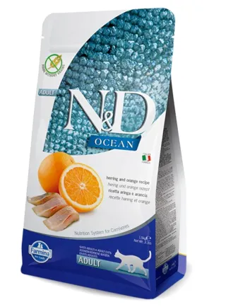 Farmina N&D gatto grain free ocean prime arancia 5Kg
