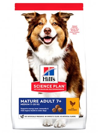 Hill's canine mature medium al pollo 12 kg - LIVELLO DANNEGGIAMENTO 1