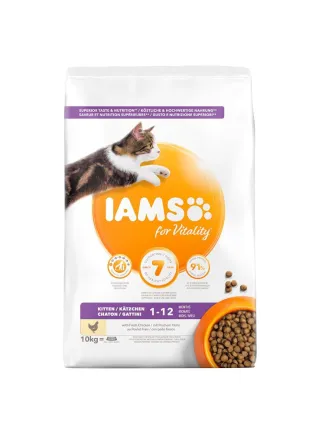 Iams Cat Base Kitten All Breeds Pollo