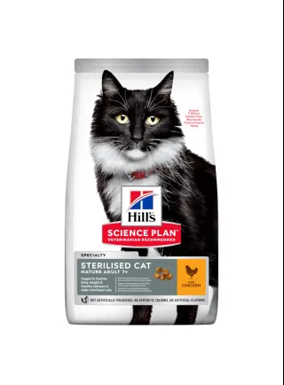 HILL'S SCIENCE PLAN Mature Sterilised Cat Alimento secco per gatti al pollo