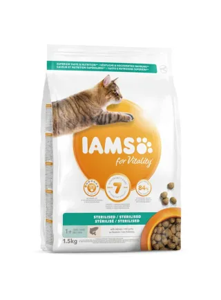 Iams Cat Sterilised Adult All Breeds Salmon