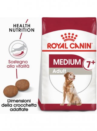 Medium Adult 7+ cane Royal Canin