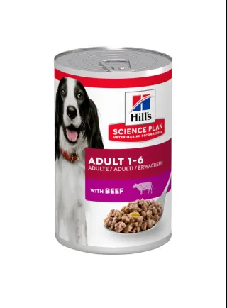 Hill's Science Plan ADULT ALIMENTO PER CANI con MANZO 370g