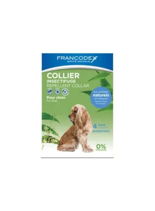 Collare antiparassitario per cani Francodex naturale neem