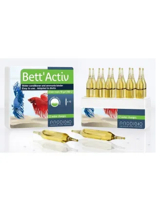 Prodibio BETT'ACTIV declorificante per Betta 12 fiale