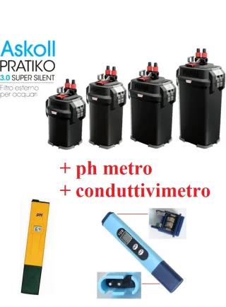 Filtro esterno pratiko super silent 100 200 300 400 + 40€ prodotti omaggio