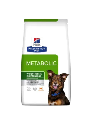 Metabolic cane dieta per il dimagrimento 1.5 4 12 Kg scatoletta 370 gr