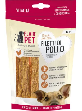 FILETTI DI POLLO con GLUCOSAMINA - CONDROITINA 90 GR