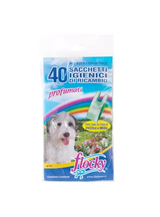 Flocky 40 Sacchetti igienici raccoglifeci