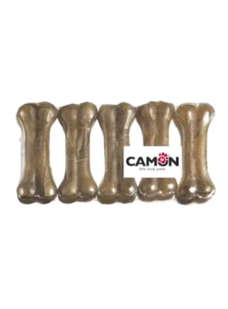 Camon osso in pelle bovina 8 cm conf. 5 pz