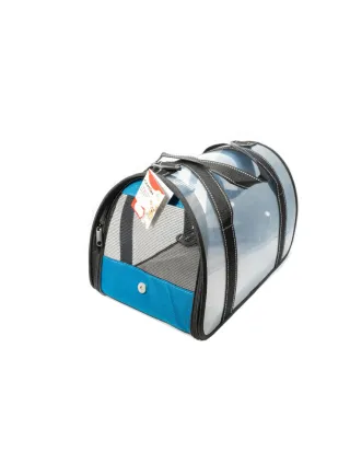 Camon trasportino per piccoli animali blu 45x25x25 cm