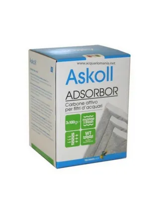 Askoll carbone attivo Adsorbor 3x100gr