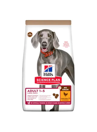 Hill's Science Plan NO GRAIN LARGE BREED Alimento per Cani con Pollo