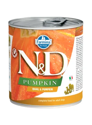 N&D DOG QUAGLIA E ZUCCA