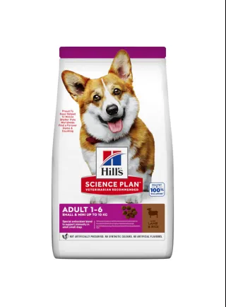 HILL'S SCIENCE PLAN Adult Small & Mini Alimento secco per cani all'agnello e riso