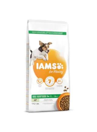 Iams Dog Base Adult Small & Medium Breeds Agnello