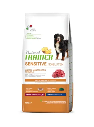 Trainer Sensitive No Gluten Adult medium maxi 12 Kg