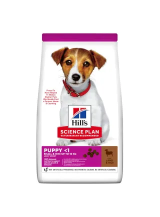 Hill's Science Plan Small & Mini Puppy Alimento per Cuccioli con Agnello e Riso
